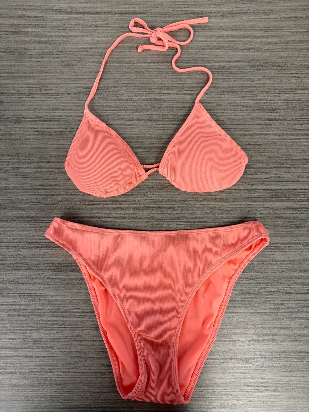 Ribbed Lurex Bikini
